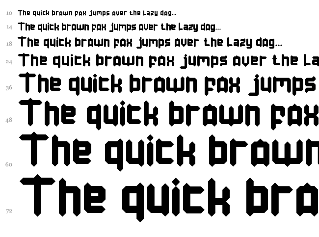 Baby Metal font waterfall